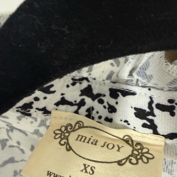 Joyfolie black & white dress XS - Picture 7 of 9